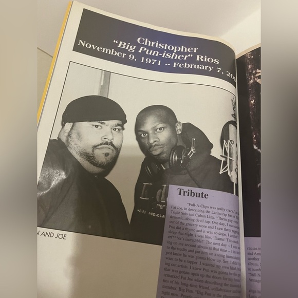 Big Pun Tribute Magazine -Right On June 2000-COLLECTOR’S ISSUE - Picture 5 of 7